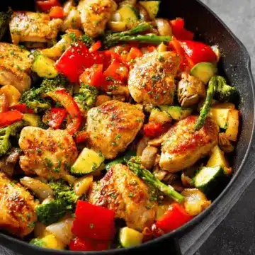 Chicken and Vegetables Skillet