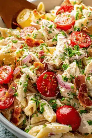 Chicken Club Pasta Salad