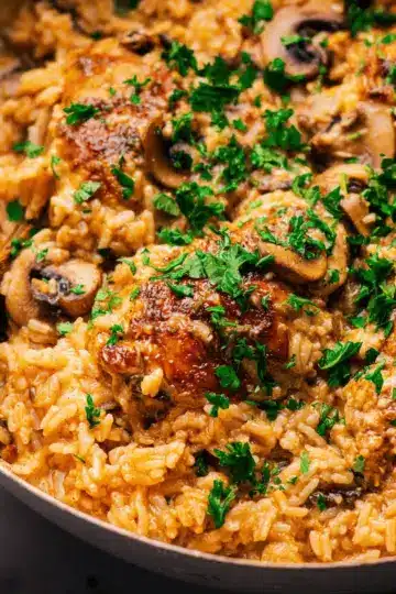 Smothered Chicken and Rice