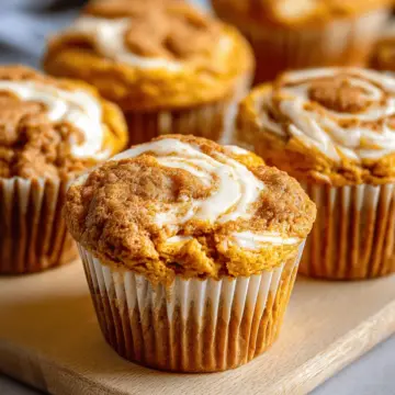 Pumpkin Cream Cheese Muffins