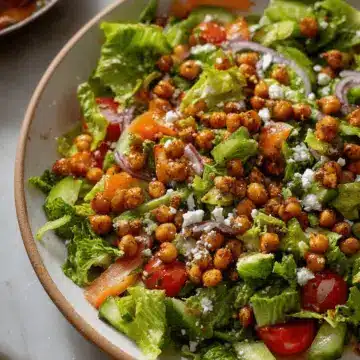 Crispy Chickpea Chopped Salad