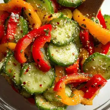 Cucumber and Bell Pepper Salad