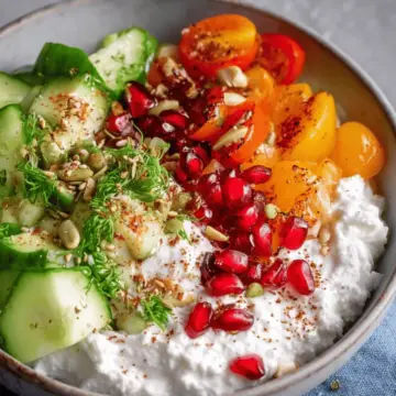 Savory Cottage Cheese Bowl
