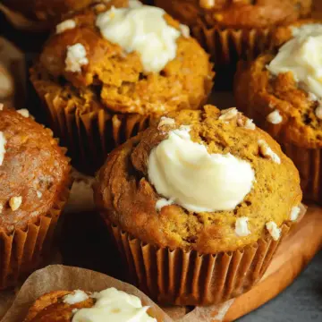 Pumpkin Cream Cheese Muffins