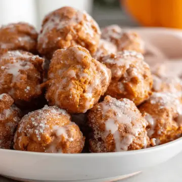 Baked Pumpkin Fritter Bites