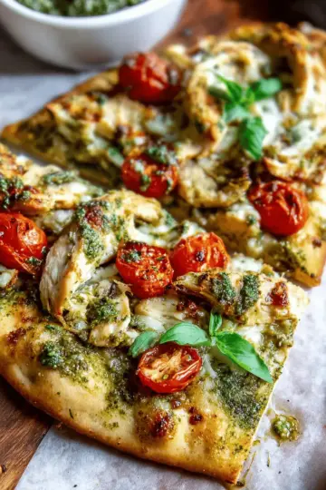 Chicken Pesto Flatbread