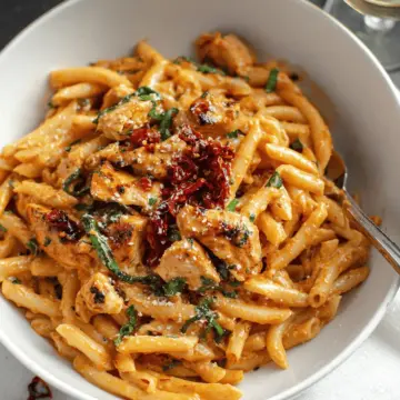 Spicy Chicken Pasta with Creamy Chipotle Sauce