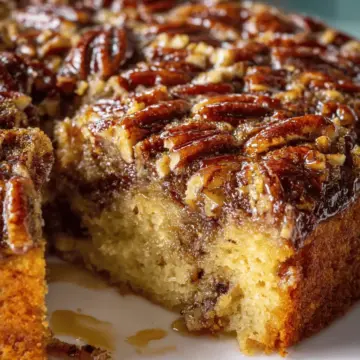 Pecan Upside-Down Cake