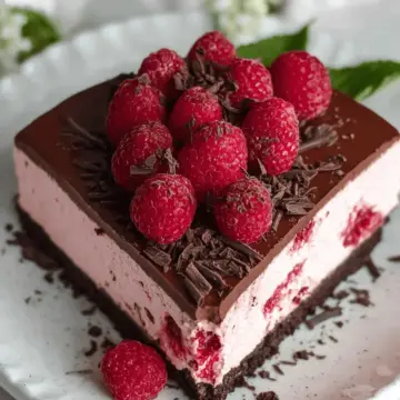 Chocolate Raspberry Mousse Cake