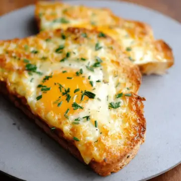 Egg and Cheese Toasts
