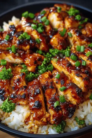 Honey BBQ Chicken & Rice