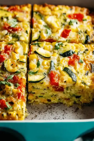 Zucchini, Corn & Egg Casserole