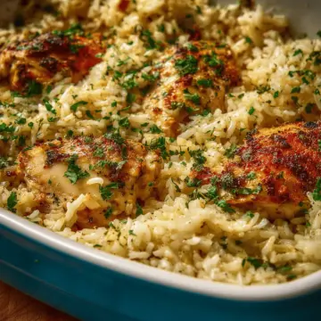 Chicken & Coconut Rice Casserole