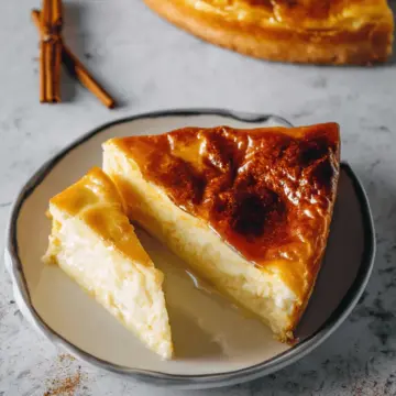 Crustless Greek Honey & Cheese Pie