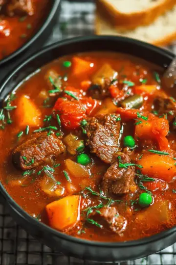 Crockpot Vegetable Beef Soup