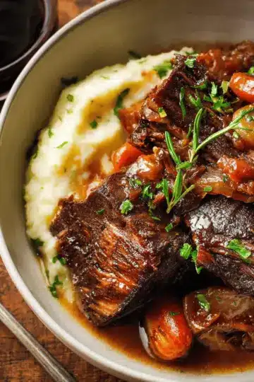 Red Wine Braised Beef