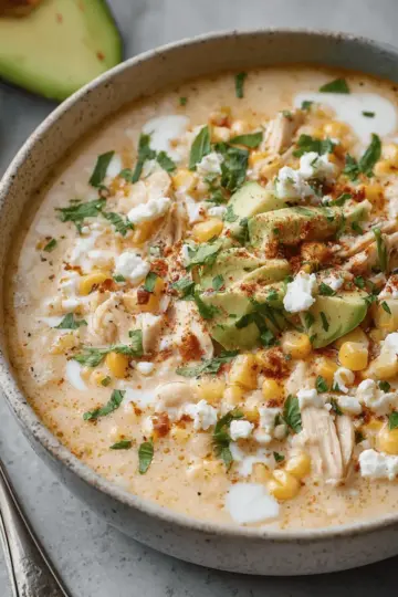 Mexican Street Corn White Chicken Chili