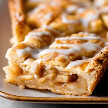 Apple Slab Pie with Maple Icing