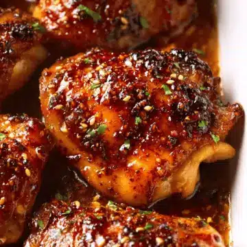 Honey Garlic Chicken Thighs