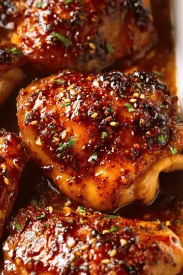 Honey Garlic Chicken Thighs