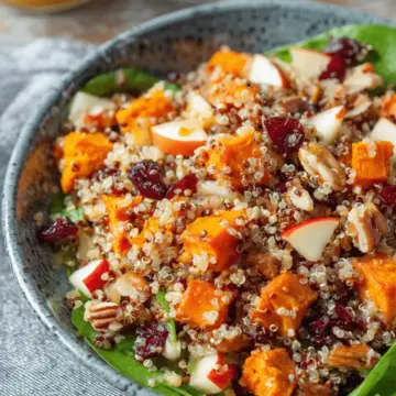 Apple Sweet Potato Quinoa Salad