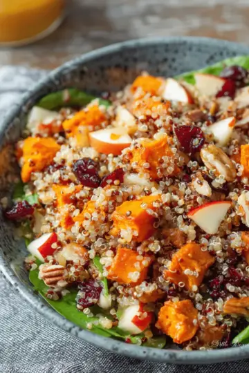 Apple Sweet Potato Quinoa Salad