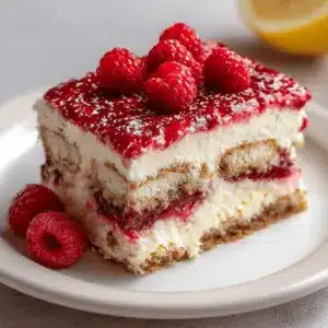 Raspberry Tiramisu