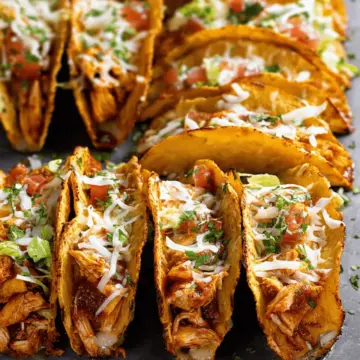 20 Minute Mini Baked Chicken Tacos