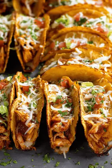 20 Minute Mini Baked Chicken Tacos