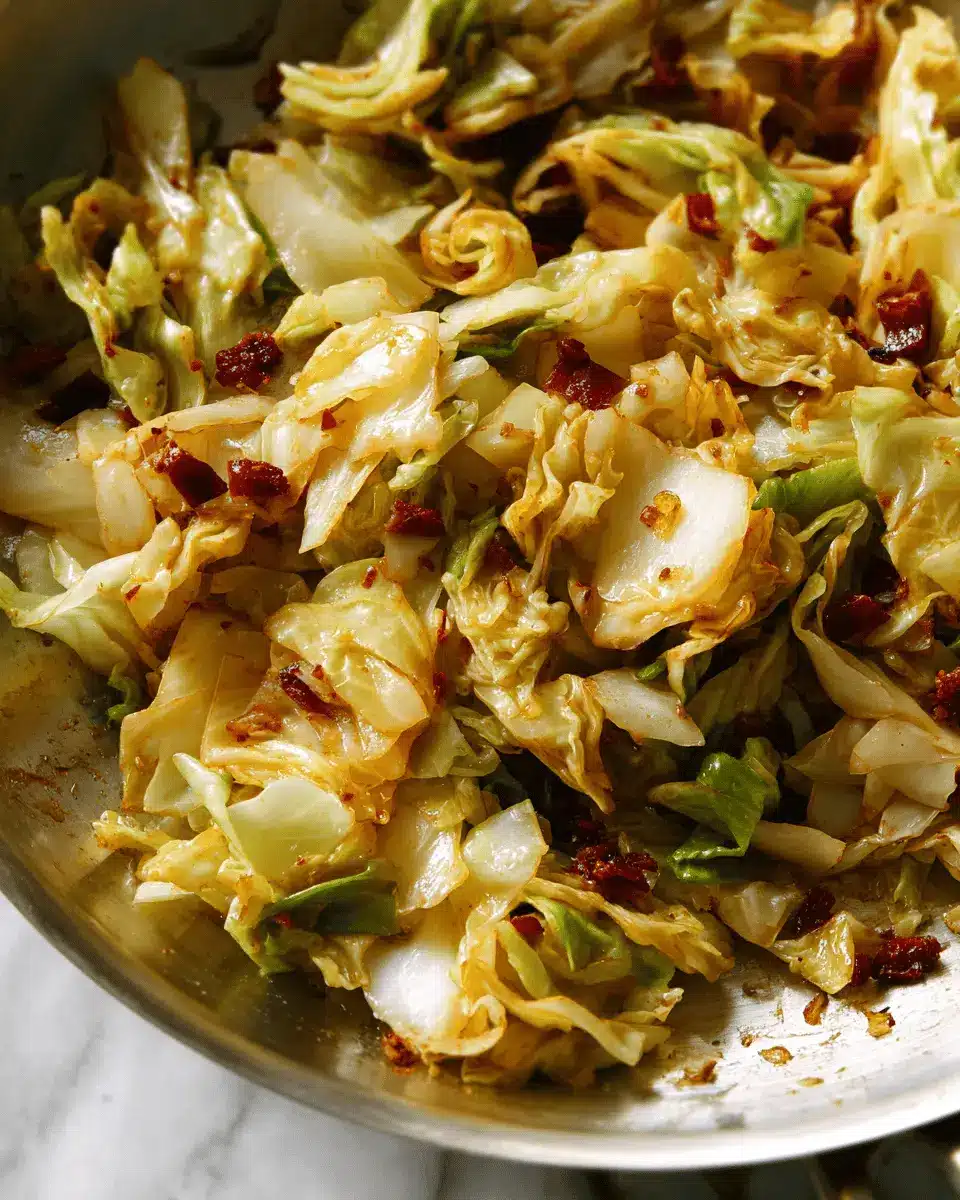 fried cabbage
