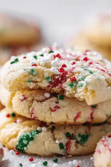 Christmas Ooey Gooey Butter Cookies