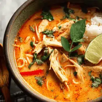 Easy Thai Chicken Curry Soup