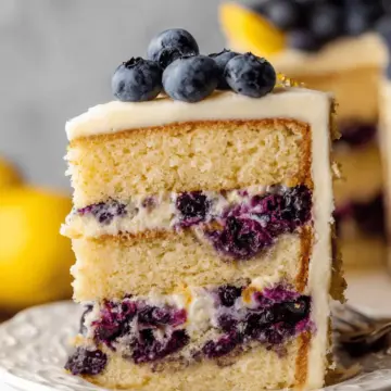 Lemon Blueberry Layer Cake