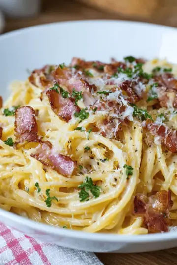 Pâtes à la carbonara