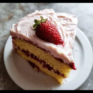 Homemade Strawberry Cake