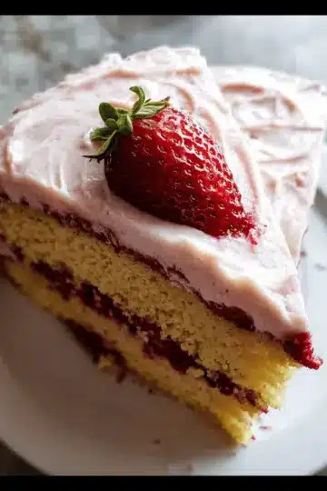 Homemade Strawberry Cake