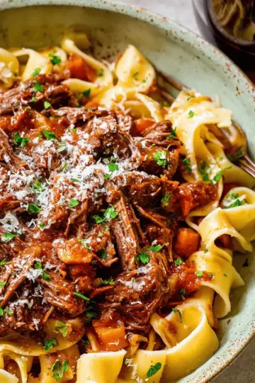 CrockPot Short Rib Ragu