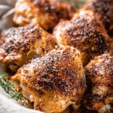 Crispy Baked Chicken Thighs