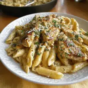 Garlic Parmesan Chicken and Pasta
