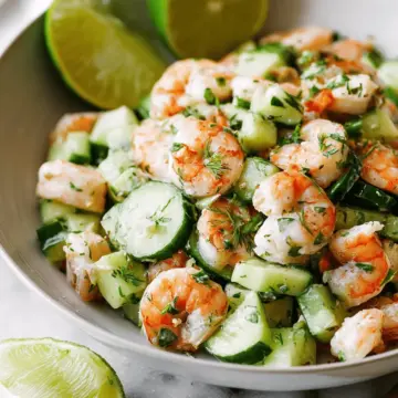 Cucumber Shrimp Salad