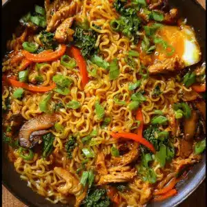 Chicken Vegetable Ramen Noodles