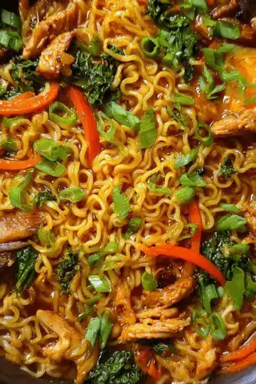 Chicken Vegetable Ramen Noodles