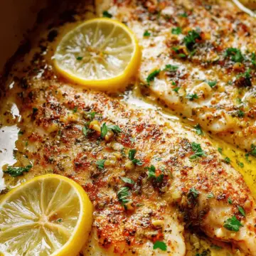 Garlic Butter Oven Baked Tilapia