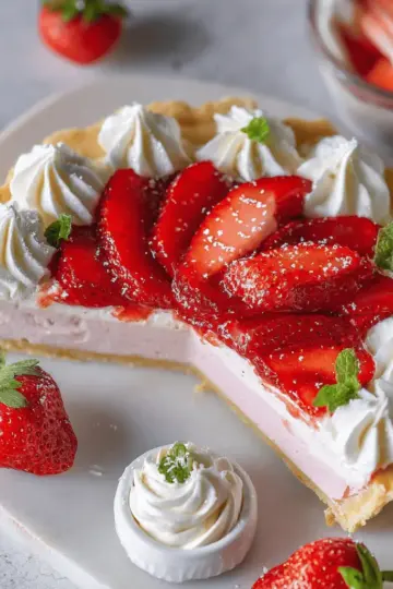 Whipped Strawberry Tart