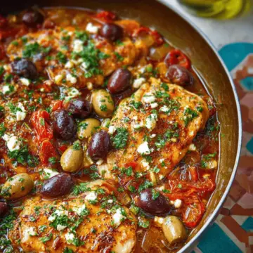 Mediterranean Chicken with Tomatoes and Olives