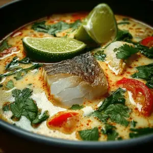 Thai-Style Coconut Lime Fish Soup