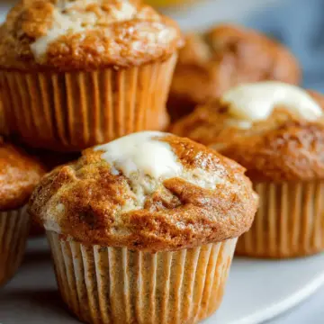 Fresh Banana Cream Cheese Muffins Recipe