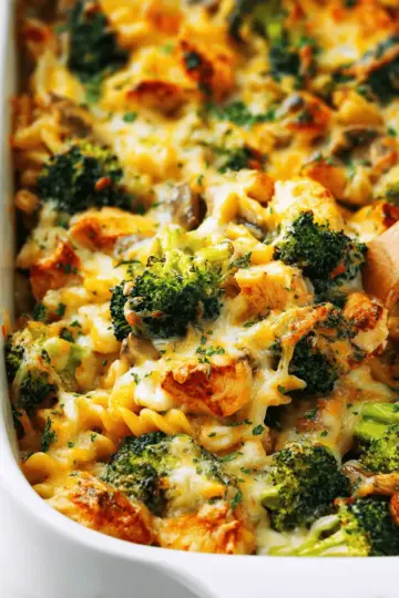 Healthier Broccoli Chicken Casserole