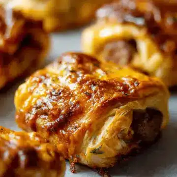 Sausage, Cheese & Onion Puffs