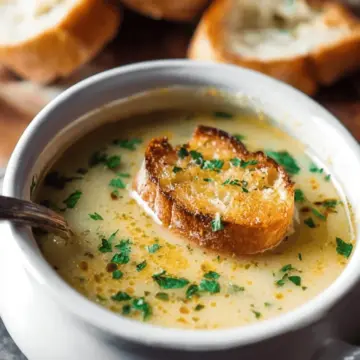 Country French Garlic Soup